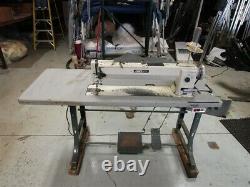 Consew Long Arm (25) Industrial Sewing Machine With Table And Motor 206rbl-3