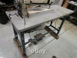 Consew Long Arm (25) Industrial Sewing Machine With Table And Motor 206rbl-3