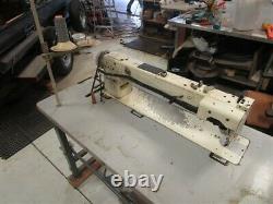 Consew Long Arm (25) Industrial Sewing Machine With Table And Motor 206rbl-3