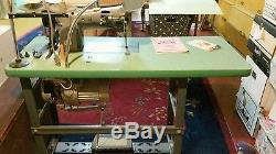 Consew Model 206RB-1 industrial sewing machine with table