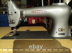 Consew Model 28 Sewing Machine, Light, Table. For Leather, Denim, Wool, Canvas, More