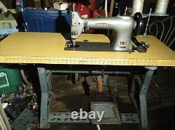 Consew Model 28 Sewing Machine, Light, Table. For Leather, Denim, Wool, Canvas, More