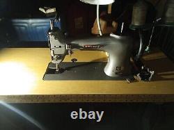 Consew Model 28 Sewing Machine, Light, Table. For Leather, Denim, Wool, Canvas, More