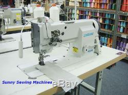 Consew P2339RB Double Needle Walking Foot Sewing Machine with Servo Motor 1/4