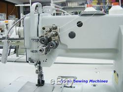 Consew P2339RB Double Needle Walking Foot Sewing Machine with Servo Motor 1/4