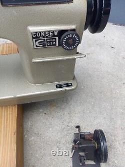 Consew Stitcher Sewing Machine Model 230 AS IS UNTESTED