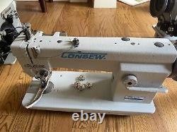 Consew Walking Foot Leather Sewing Machine. Customized Portable Motor. New. Z2