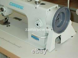 Consew upholstery Walking Foot Industrial Sewing Machine with Table and Servo