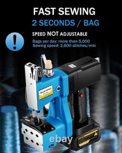 Cordless Bag Closer Machine, Industrial Bag Closing Machine Bag Sewing Machine A