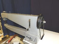 Durkopp Adler 205 Single Needle, Needle Feed Long Arm Industrial Sewing Machine