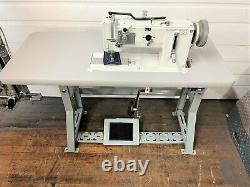 Durkopp Adler 267-373 Liitle Used New Table & Motor Industrial Sewing Machine