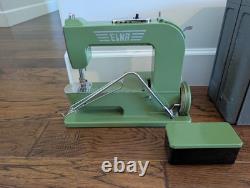 ELNA Grasshopper Sewing Machine Model 50 Portable with Carrying Case