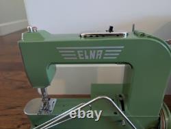 ELNA Grasshopper Sewing Machine Model 50 Portable with Carrying Case