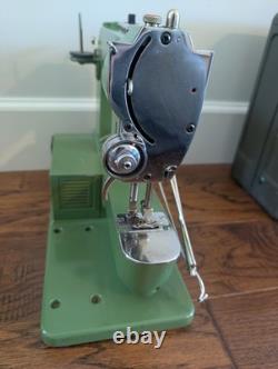 ELNA Grasshopper Sewing Machine Model 50 Portable with Carrying Case
