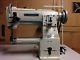 Econosew Industrial Cylinder-arm Lockstitch Sewing Machine with Servo Motor&Table