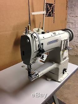 Econosew Industrial Cylinder-arm Lockstitch Sewing Machine with Servo Motor&Table