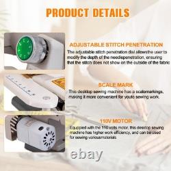 Electric Blindstitch Sewing Machine Hemmer/Hemming/Felling Industrial Machine US