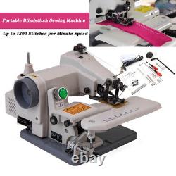 Electric Portable Blind Stitch Hemmer/Hemming/Felling RM-500 Industrial Machine