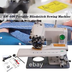 Electric Portable Blind Stitch Hemmer/Hemming/Felling RM-500 Industrial Machine