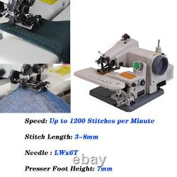 Electric Portable Blind Stitch Hemmer/Hemming/Felling RM-500 Industrial Machine