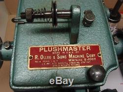 FUR SEWING MACHINE INDUSTRIAL FACTORY GRADE PLUSHMASTER R. OLLEO SON CORP No. 2297