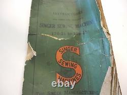 FUR SEWING MACHINE Vintage Singer 176-21