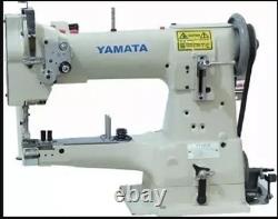FY335A Cylinder Arm Walking Foot Sewing Machine HEAD + Table + Servo Motor + leg