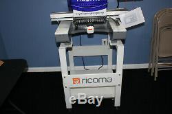 Free delivery NY, NJ, PA Ricoma RCM 1501tc 15 Needle Embroidery Machine with extra