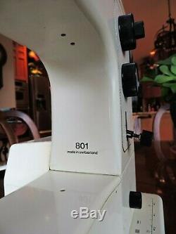 HEAVY DUTY INDUSTRIAL STRENGTH BERNINA MODEL 801 matic SEWING MACHINE + CASE