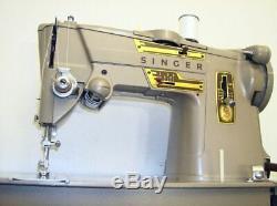 HEAVY DUTY INDUSTRIAL STRENGTH SINGER 328k SEWING MACHINE see all 30+ pictures