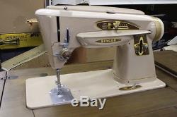 HEAVY DUTY INDUSTRIAL STRENGTH SINGER 503a SEWING MACHINE 503 in Cabinet
