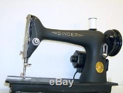 HEAVY DUTY INDUSTRIAL STRENGTH SINGER MODEL 66 SEWING MACHINE Upholstery NR