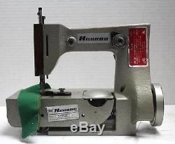 HUANAN GK-0010 1-Needle 2-Thread Double Chainstitch Industrial Sewing Machine