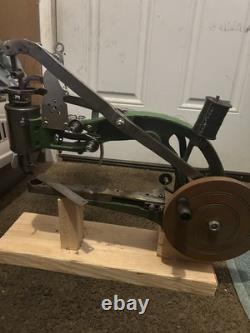Hand Cobbler Shoe Repair Sewing Machine Dual Leather Cloth Cotton Nylon Thread