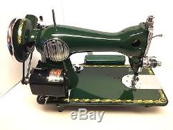 Heavy Duty Industrial Strength Antique Vintage Sewing Machine Sew Leather 1.2amp