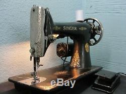 Heavy Duty Industrial Strength Singer 66 Sewing Machine-leather