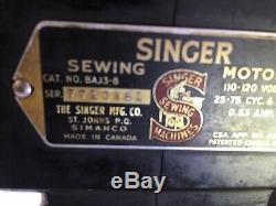 Heavy Duty Industrial Strength Singer Model 66 Sewing Machine Am327450