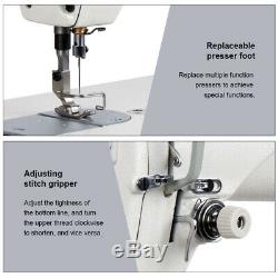 Heavy Duty Metal Industrial Sewing Machine Lockstitch DIY Crafts Single Needle