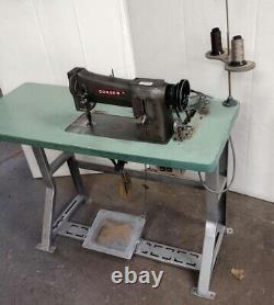 Heavy duty industrial leather sewing machine