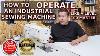 How To Use Industrial Sewing Machine Tutorial Beginner Upholstery