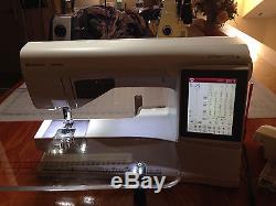 Husqvarna Viking Ruby Embroidery Sewing Machine Like new Only 63hrs of use