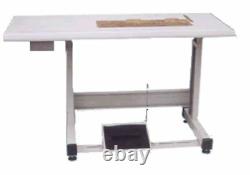 IKonix KS-810 Sewing Machine, Post Bed, Roller feed lamp Servo Motor+Table. DiY