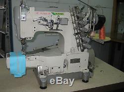 Industrial Pegasus W664-03fb, 3 Needle Cover Stitch Sewing Machine. Japan