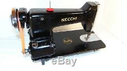INDUSTRIAL STRENGTH HEAVY DUTY NECCHI SEWING MACHINE 16oz Leather WOW WOW