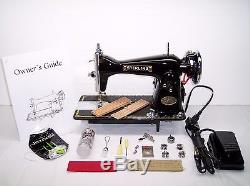 INDUSTRIAL STRENGTH HEAVY DUTY SEWING MACHINE 18oz Leather 3/8 Lift EXC Cond