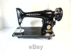INDUSTRIAL STRENGTH HEAVY DUTY SINGER 201k SEWING MACHINE 16oz Leather WOW WOW