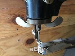 Industrial Adler long arm 30-1Treadle Leather Sewing Machine shoe boot cobbler