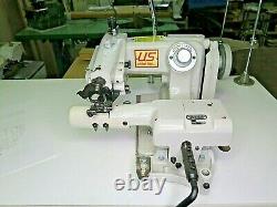 Industrial Blind Stitch Sewing Machine with Table SL718-2 U. S. Stitch-Line