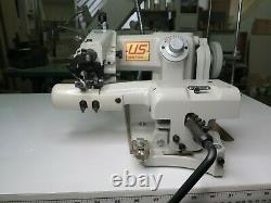 Industrial Blind Stitch Sewing Machine with Table SL718-2 U. S. Stitch-Line