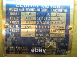 Industrial Clutch Motor 121L Sewing Machine Transmitter & Mounting Hardware